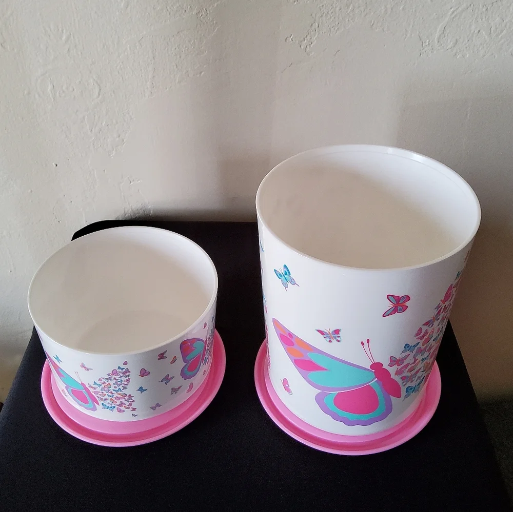 Tupperware Butterfly Storage Containers - Picture 2 of 2